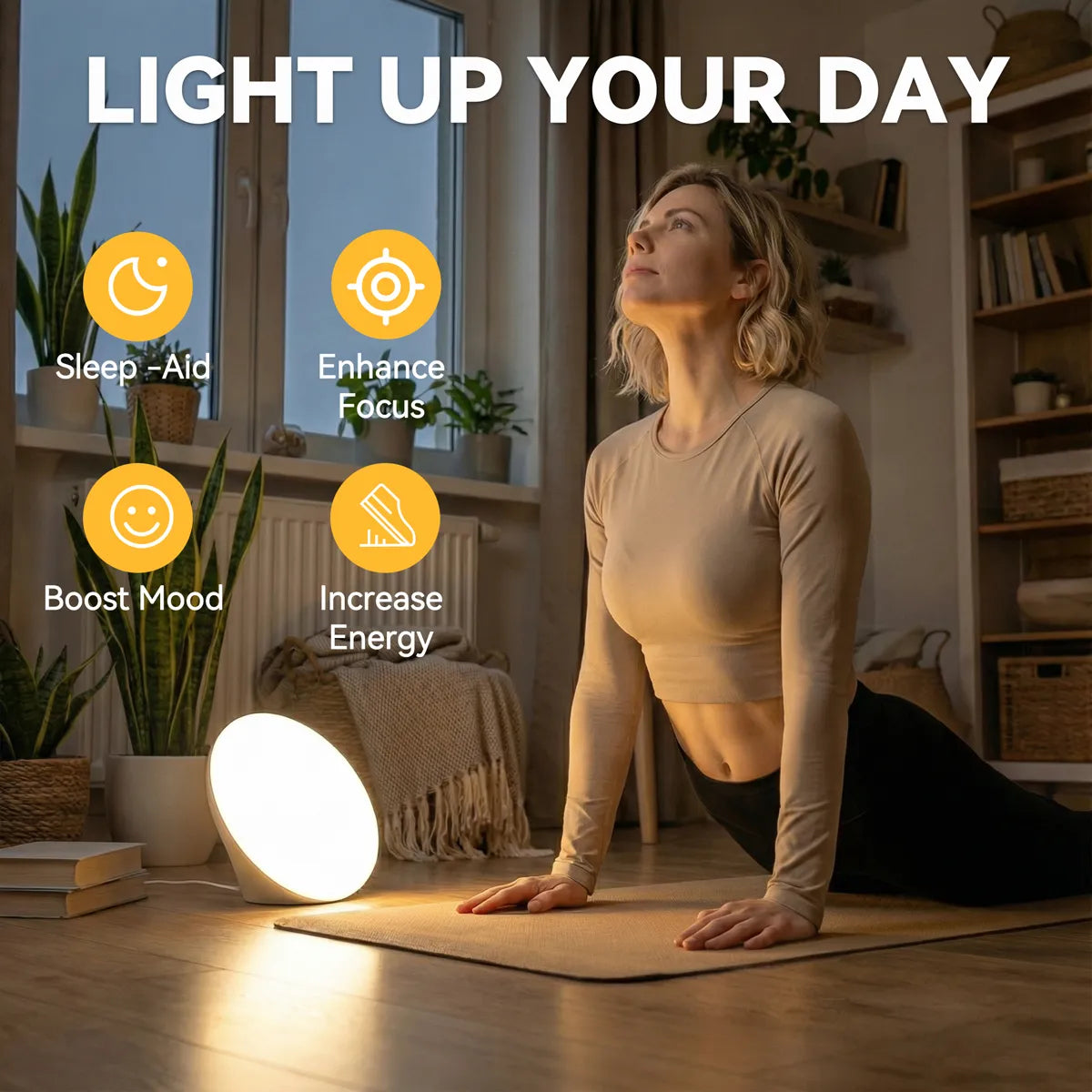 LASTAR Sun Lamp, 10000LUX Sunlight Lamp