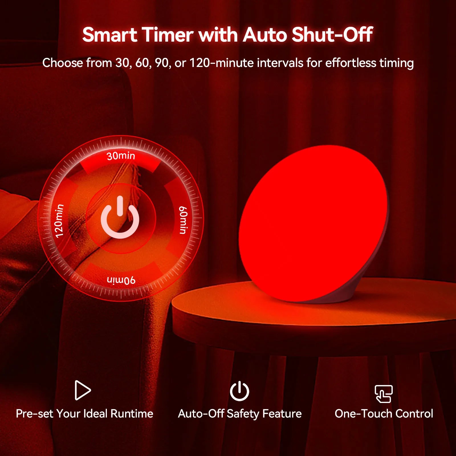 LASTAR Red Light Therapy & 10,000 Lux Sun Lamp