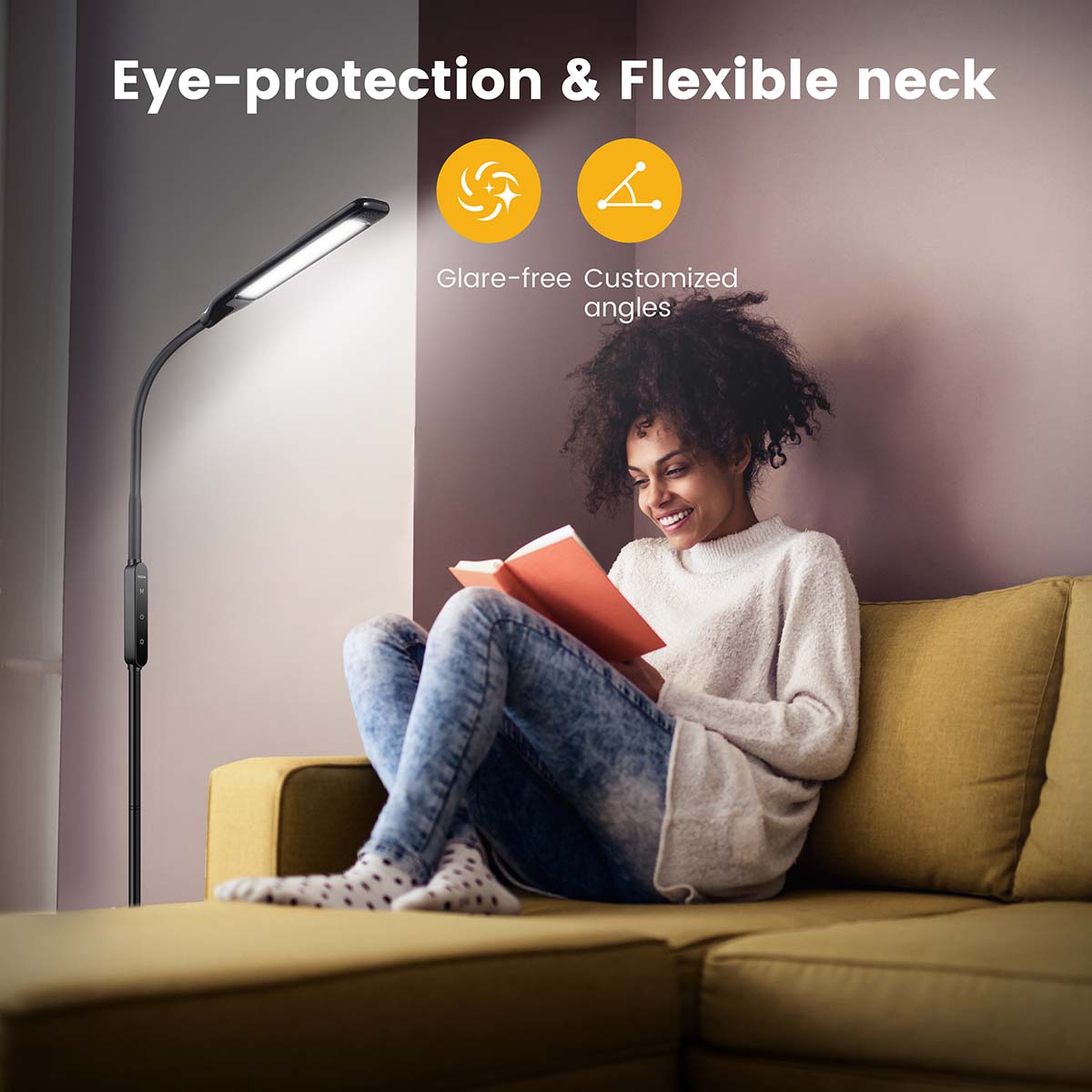 Modern Floor Lamp Black