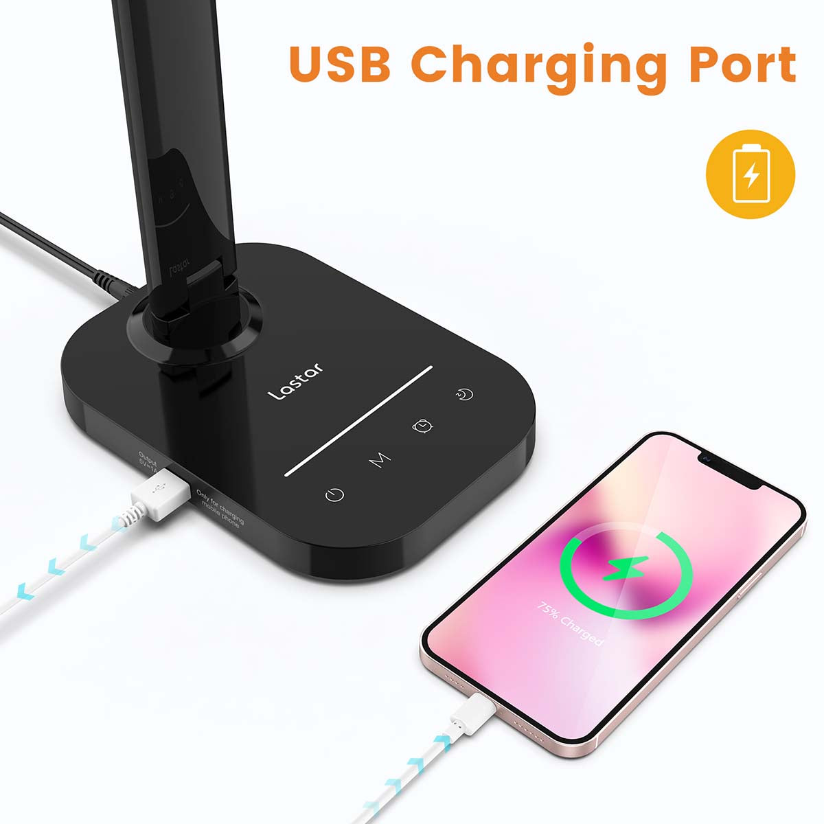 Dimmable LED Desk Lamp with USB Port