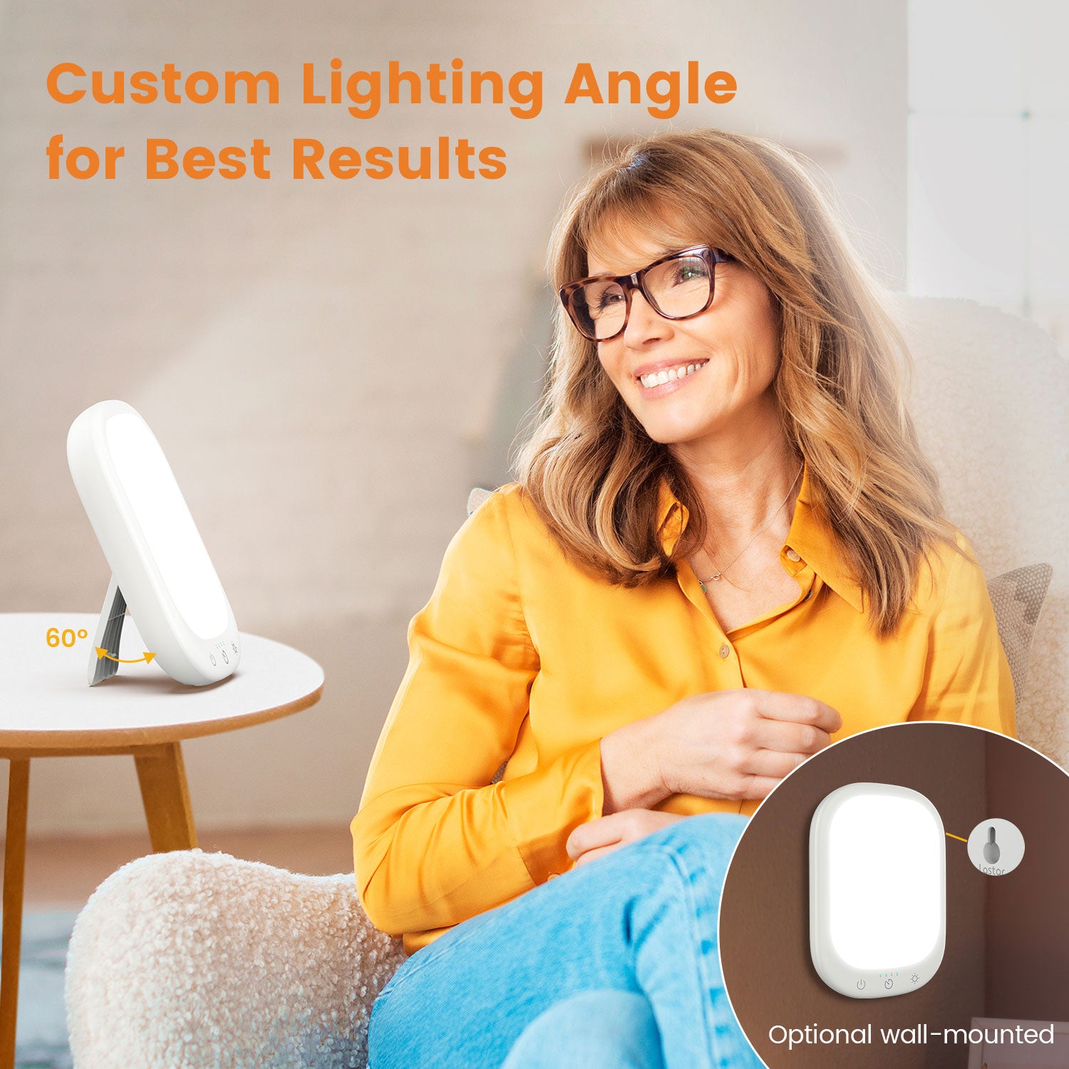 Compact Light Therapy Lamp