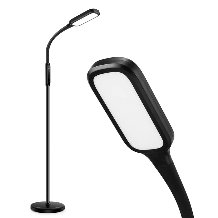 black floor lamp