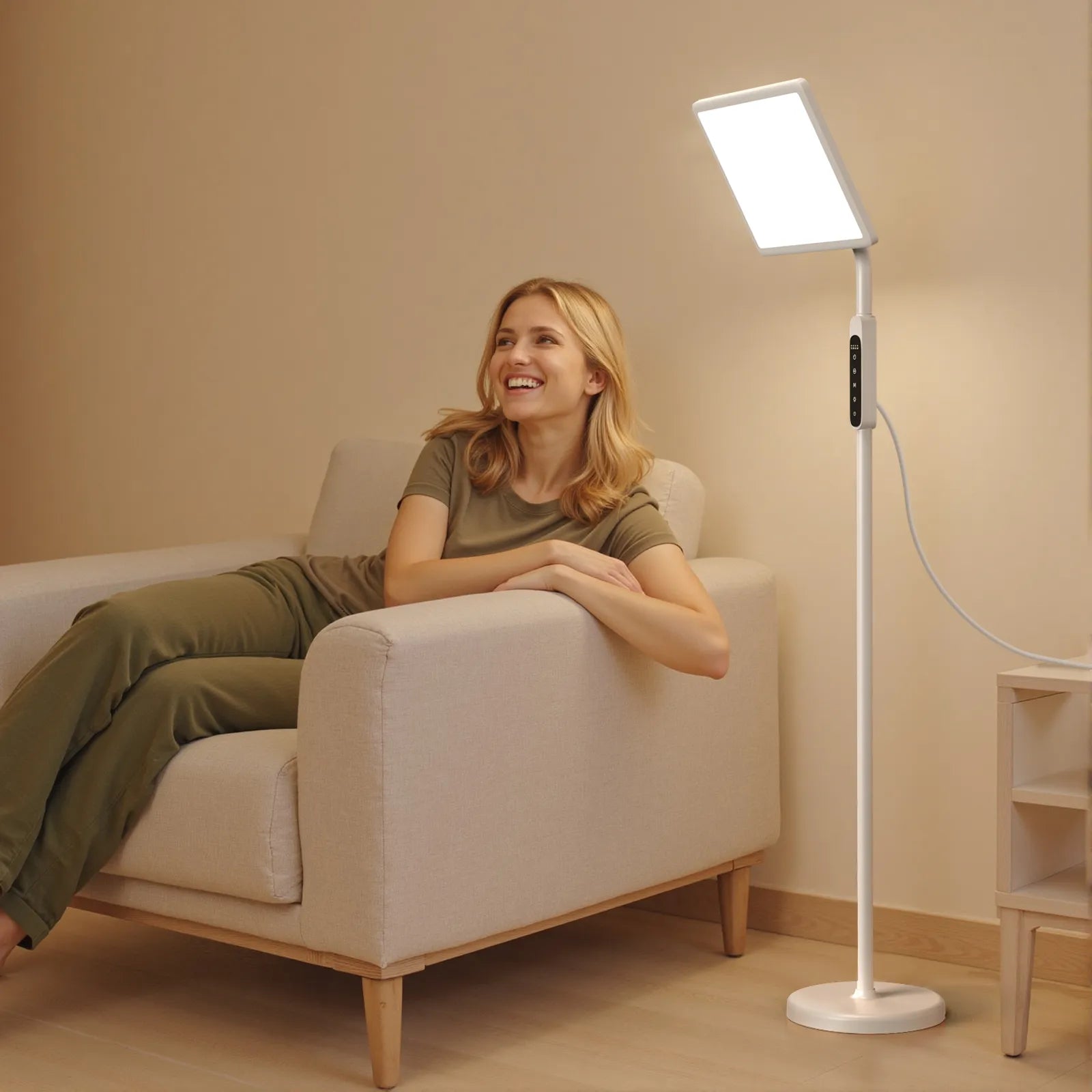 Sun Light Lamp for SAD therapy by LASTAR — Light Therapy Lamp for boosting mood and energy