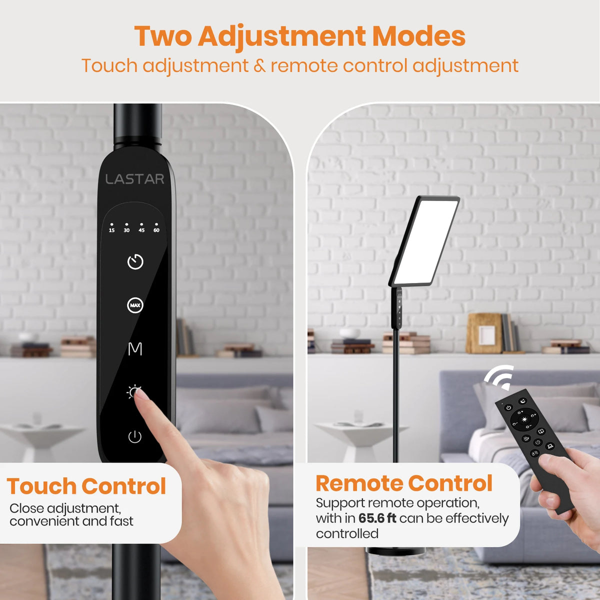 LASTAR FlexiSunlight lamp touch panel and remote controls