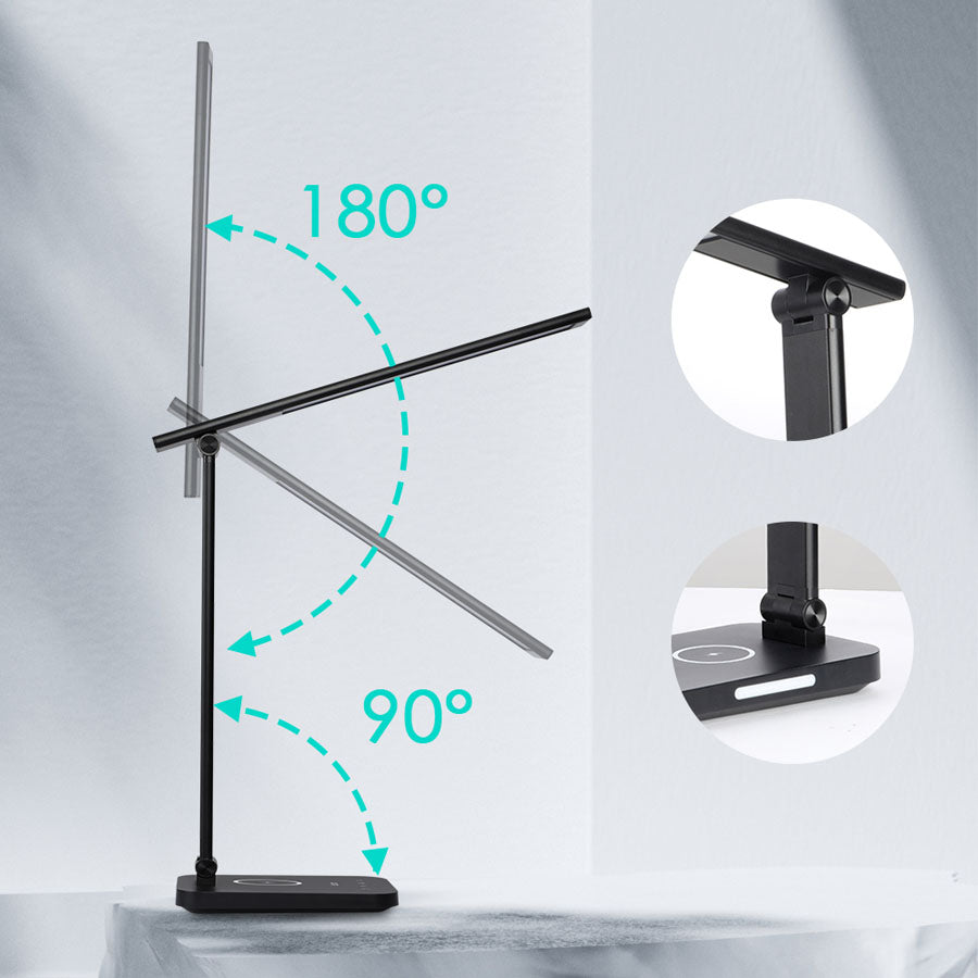 LED Desk Lamp with Wireless Charger