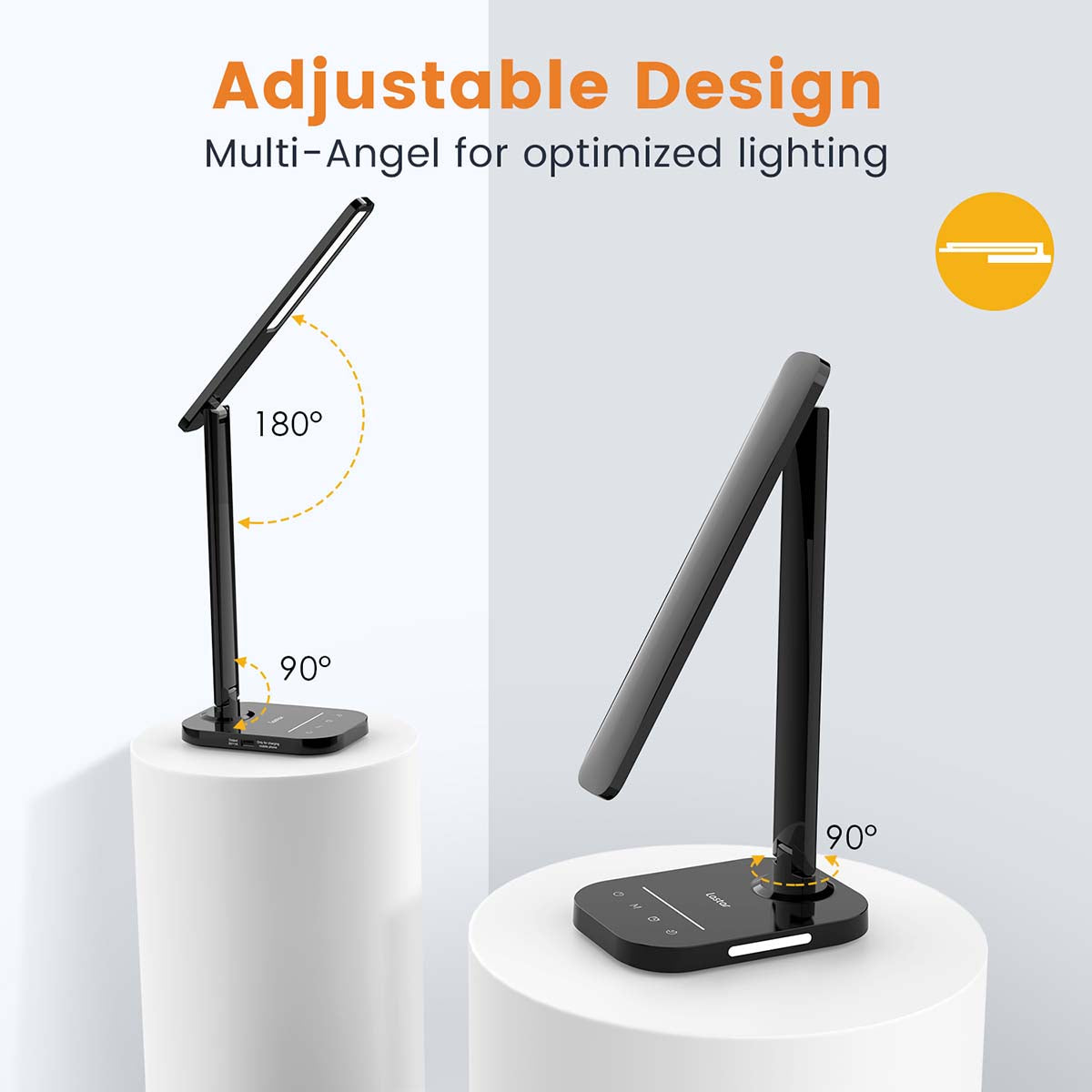 Dimmable LED Desk Lamp with USB Port