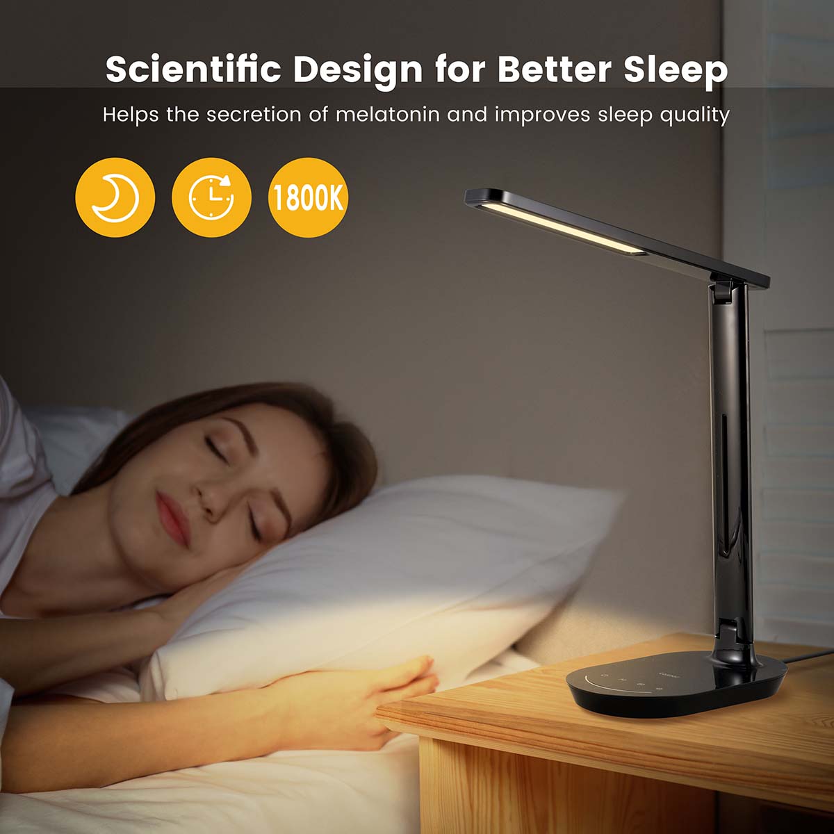 Smile Dimmable Eye-Protecting Table Lamp