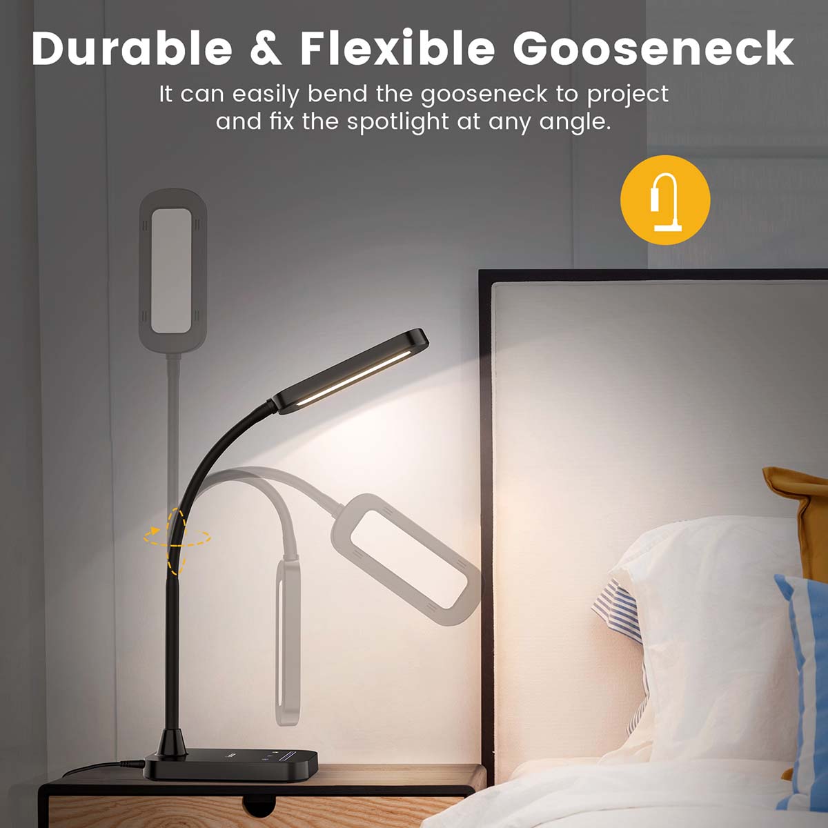 Flexible Gooseneck Table Lamp