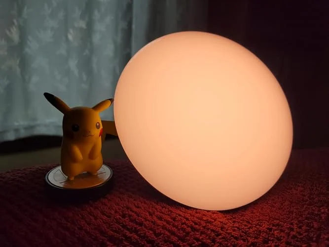 The round lamp at home